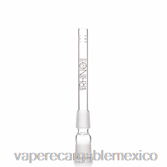 Vape Recargable White Rhino 19/19 Vástago De Vidrio De 5 Pulgadas
